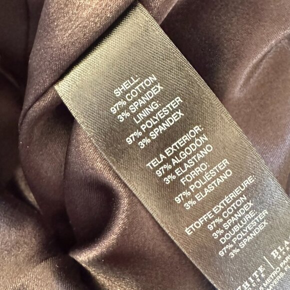 / White House Black Market WHBM Sleeveless Faille Floral Shadow Stripe Dress 10 - Picture 6 of 10